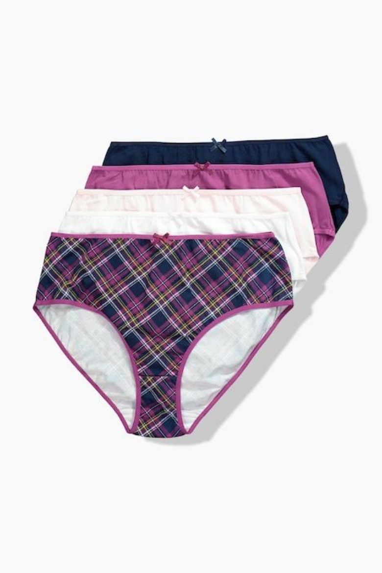 Plus size veliki brojevi Gaćice midi 5 u paketu za punije