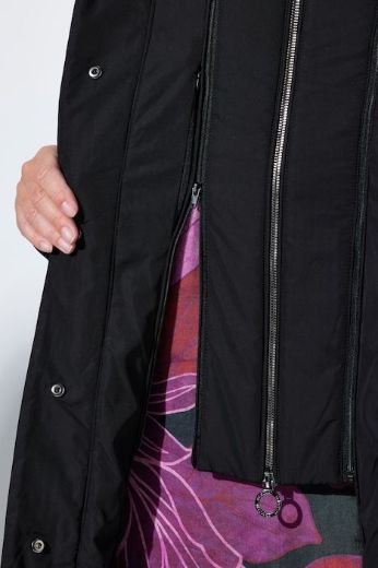 Plus size veliki brojevi Kaput prošiven vodoodbojan s kapuljačom za punije