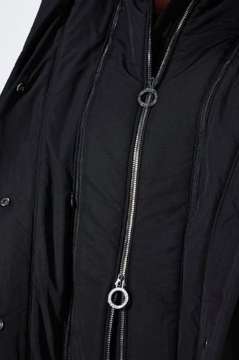 Plus size veliki brojevi Kaput prošiven vodoodbojan s kapuljačom za punije