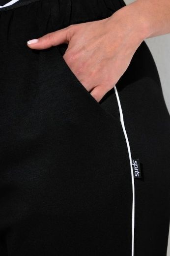 Plus size veliki brojevi Hlače sportske elastičnog struka s džepovima za punije