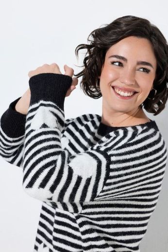 Plus size veliki brojevi Pulover dugih rukava okruglog izreza za punije
