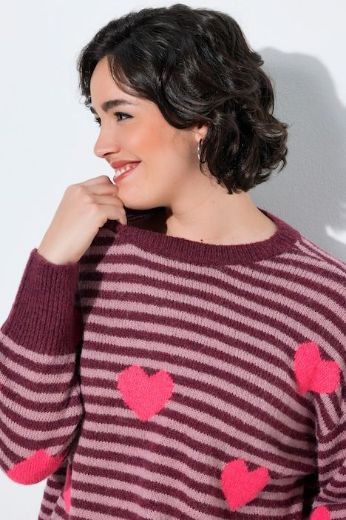 Plus size veliki brojevi Pulover dugih rukava okruglog izreza za punije