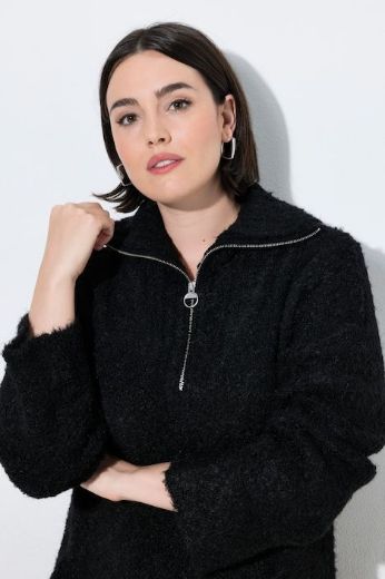 Plus size veliki brojevi Haljina dugih rukava A kroja za punije