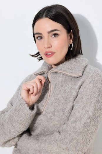Plus size veliki brojevi Haljina dugih rukava A kroja za punije