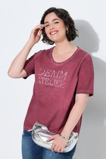 Plus size veliki brojevi Majica kratkih rukava A kroj za punije