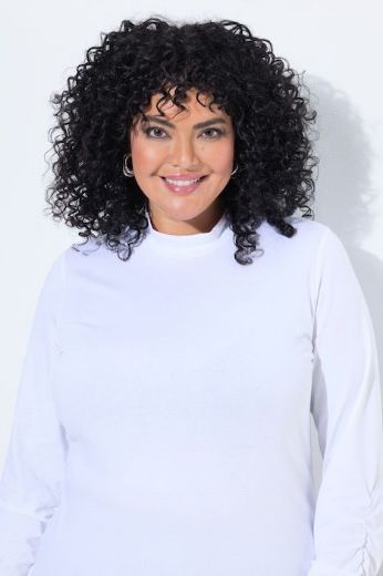 Plus size veliki brojevi Majica dugih rukava s dolčevita ovratnikom za punije