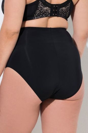 Plus size veliki brojevi Gaćice visokog struka s čipkastim detaljima za punije
