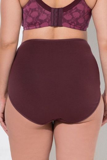 Plus size veliki brojevi Gaćice maxi 5 u paketu s cvjetnim motivom za punije