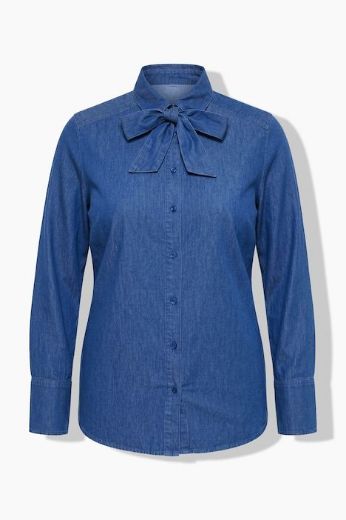 Plus size veliki brojevi Bluza dugih rukava s kragnom za punije