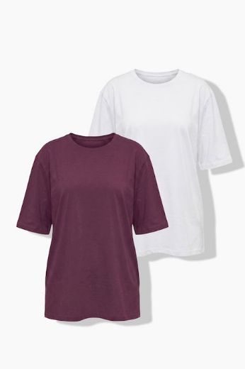 Plus size veliki brojevi Majica kratkih rukava 2 u paketu za punije