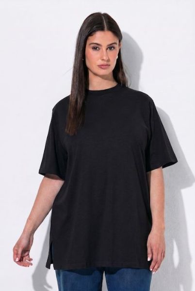 Veliki brojevi Majica kratkih rukava s povišenim ovratnikom moda za punije