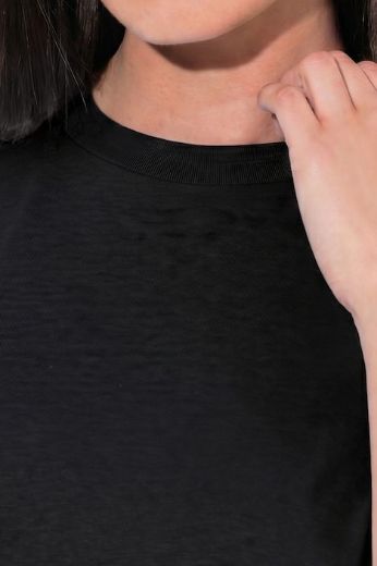 Plus size veliki brojevi Majica kratkih rukava s povišenim ovratnikom za punije