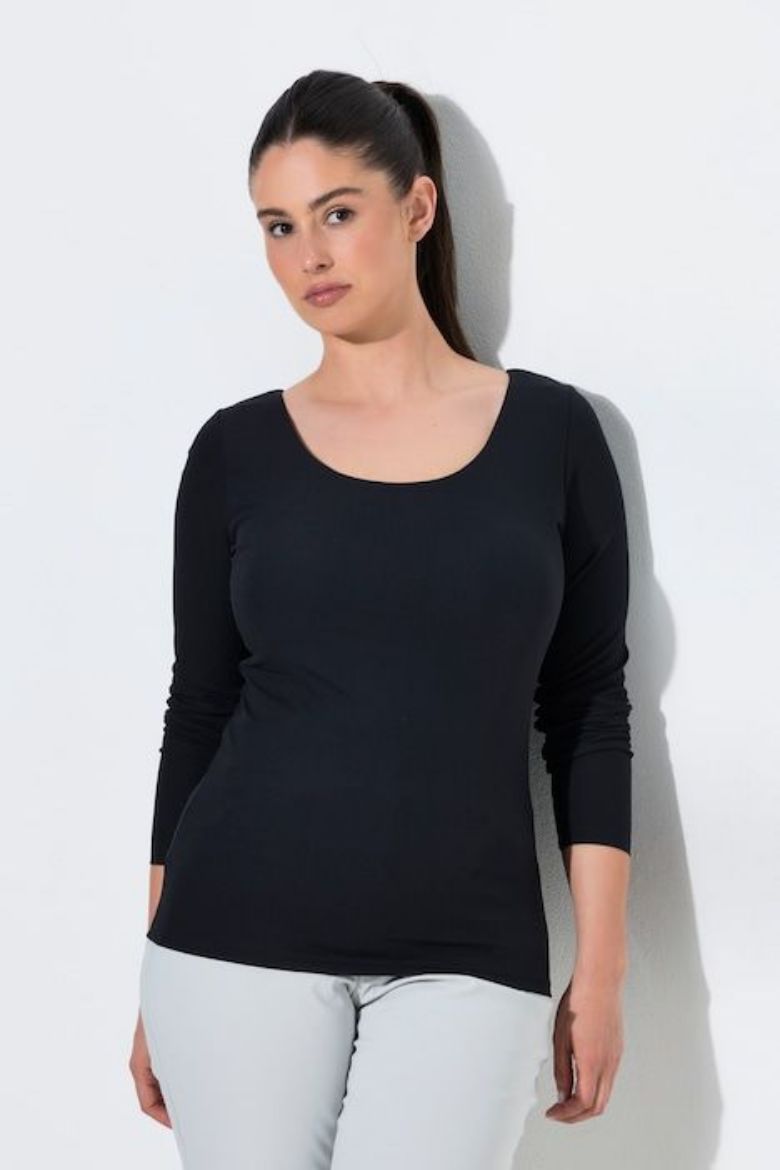 Plus size veliki brojevi Majica s ugrađenim grudnjakom za punije