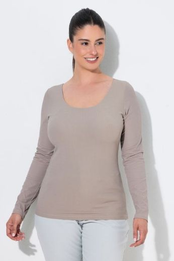 Plus size veliki brojevi Majica s ugrađenim grudnjakom za punije