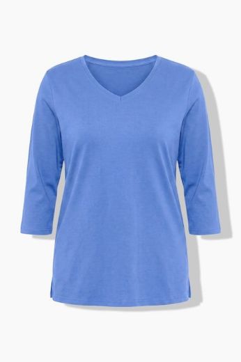 Plus size veliki brojevi Majice 3/4 rukava 2 u paketu V izreza za punije