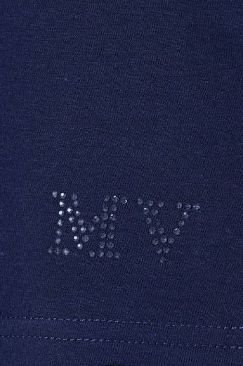 Plus size veliki brojevi Majica 3/4 rukava A kroja okruglog izreza za punije