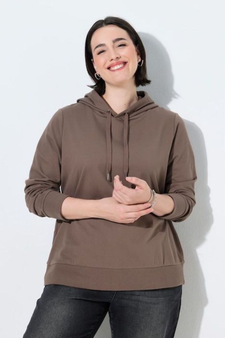 Plus size veliki brojevi Majica dugih rukava s kapuljačom za punije