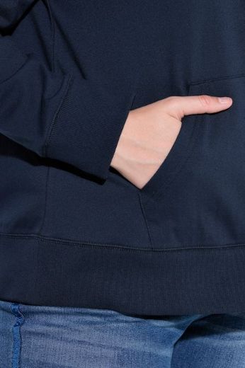Plus size veliki brojevi Majica dugih rukava s kapuljačom i patentnim zatvaračem za punije