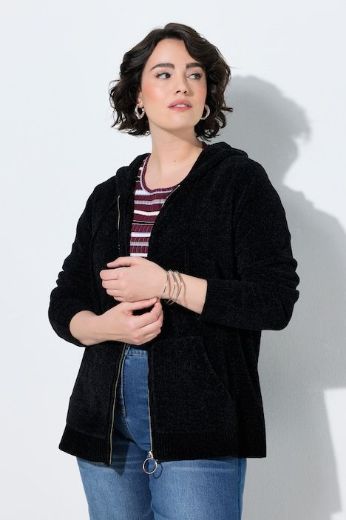 Plus size veliki brojevi Kardigan kraćeg modela s patentnim zatvaračem za punije