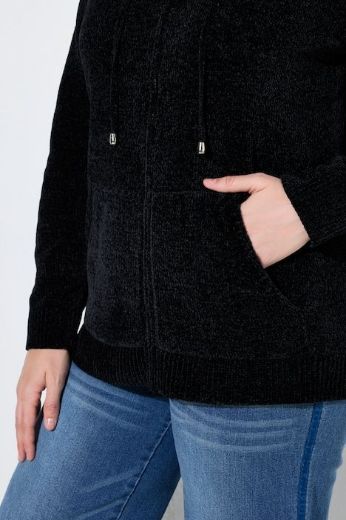 Plus size veliki brojevi Kardigan kraćeg modela s patentnim zatvaračem za punije