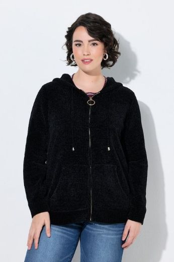 Plus size veliki brojevi Kardigan kraćeg modela s patentnim zatvaračem za punije