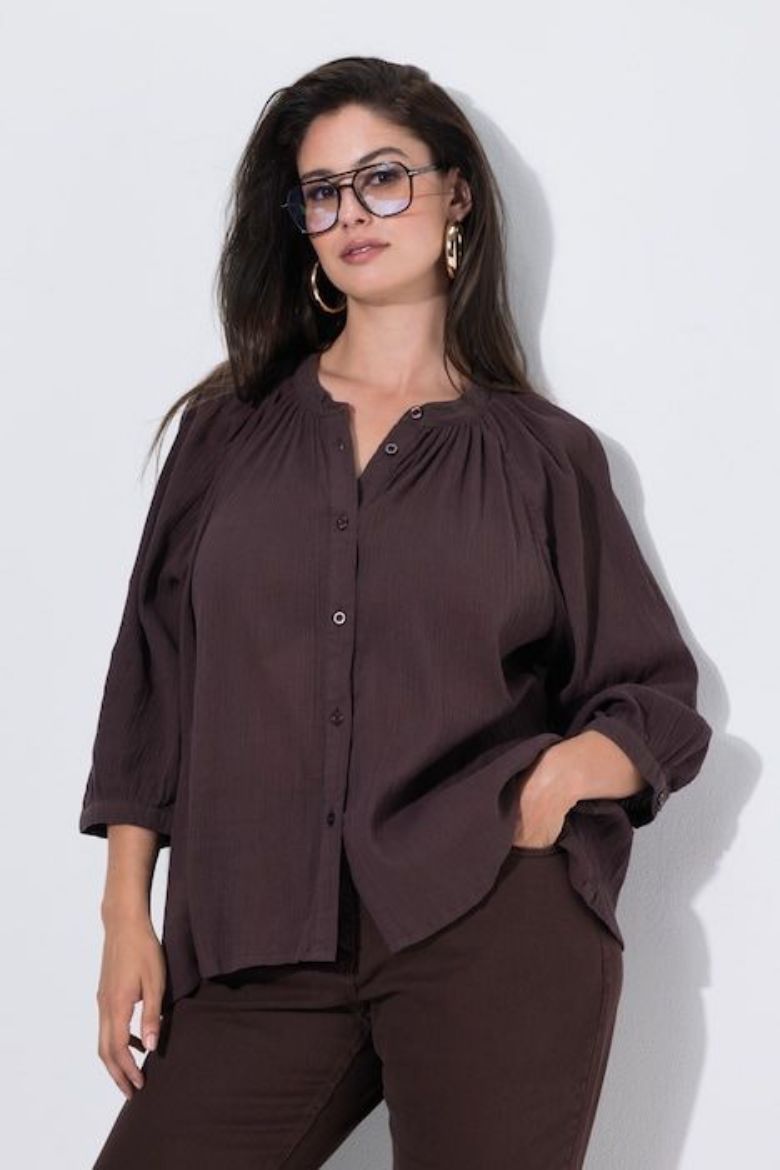 Plus size veliki brojevi Košulja 3/4 rukava za punije