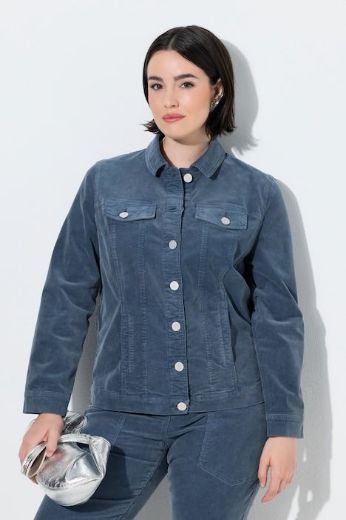 Plus size veliki brojevi Jakna lagana od samta za punije