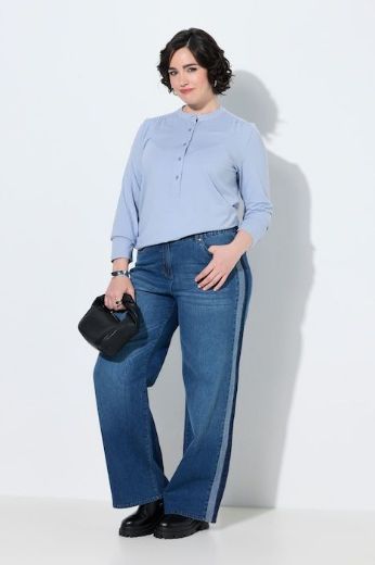 Plus size veliki brojevi Traperice ravnih nogavica za punije