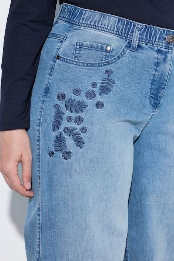 Plus size veliki brojevi Traperice širokih nogavica za punije