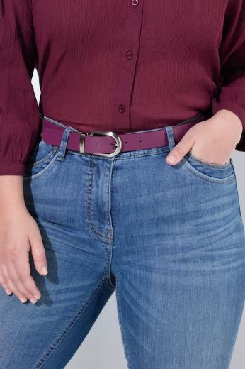 Plus size veliki brojevi  Remen sa srebrnom kopčom za punije