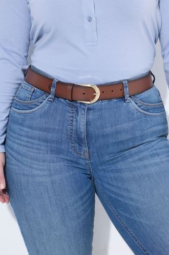 Plus size veliki brojevi Remen sa zlatnom kopčom za punije
