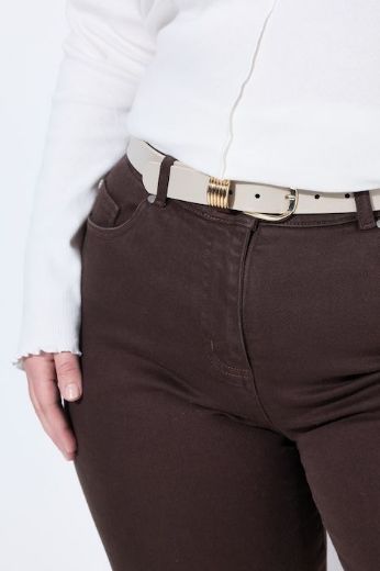 Plus size veliki brojevi  Remen s okruglom kopčom za punije
