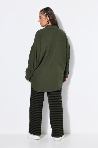 Plus size veliki brojevi Bluza na kopčanje za punije