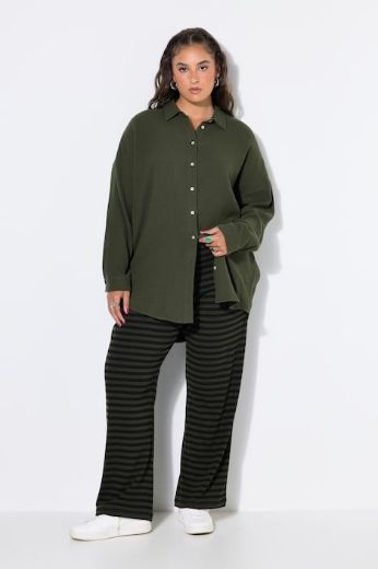 Plus size veliki brojevi Bluza na kopčanje za punije