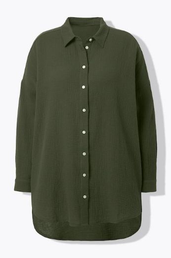 Plus size veliki brojevi Bluza na kopčanje za punije