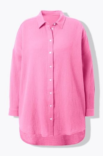 Plus size veliki brojevi Bluza na kopčanje za punije