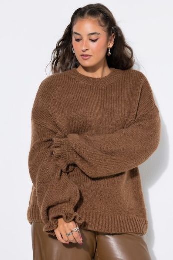 Plus size veliki brojevi Pulover pleteni za punije