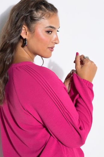 Plus size veliki brojevi Bluza 3/4 rukava A kroja za punije