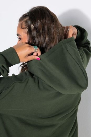 Plus size veliki brojevi Majica dugih rukava s kapuljačom za punije
