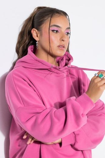 Plus size veliki brojevi Majica dugih rukava s kapuljačom za punije