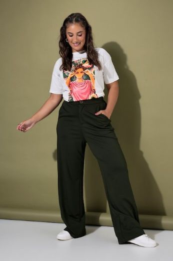 Plus size veliki brojevi Hlače dugih nogavica visokog struka za punije