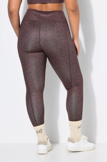 Plus size veliki brojevi Sportske tajice do gležnja s leopard uzorkom za punije
