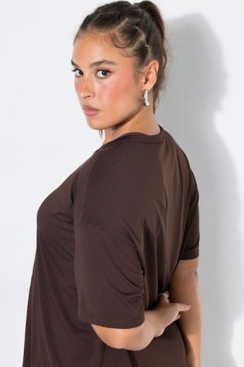 Plus size veliki brojevi Majica kratkih rukava šireg kroja za punije