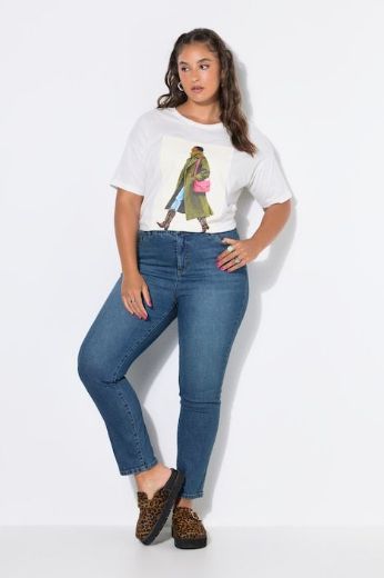 Plus size veliki brojevi Majica kratkih rukava šireg kroja za punije