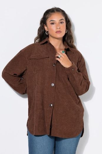 Plus size veliki brojevi Košulja dugih rukava šireg kroja za punije