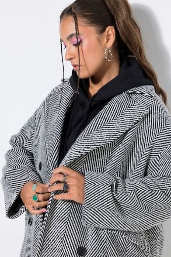 Plus size veliki brojevi Kaput šireg kroja za punije