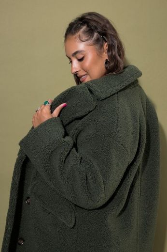 Plus size veliki brojevi Kaput šireg kroja za punije