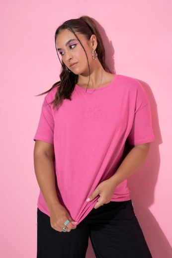 Plus size veliki brojevi Majica kratkih rukava šireg kroja za punije