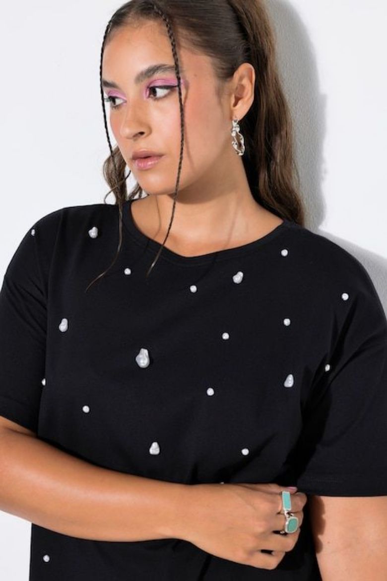 Plus size veliki brojevi Majica kratkih rukava šireg kroja za punije