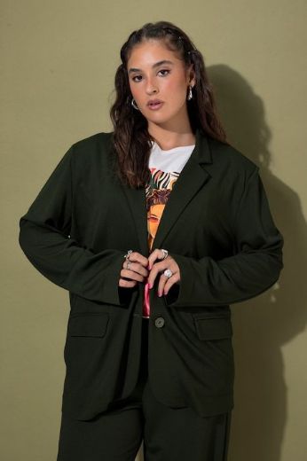 Plus size veliki brojevi Sako šireg kroja za punije